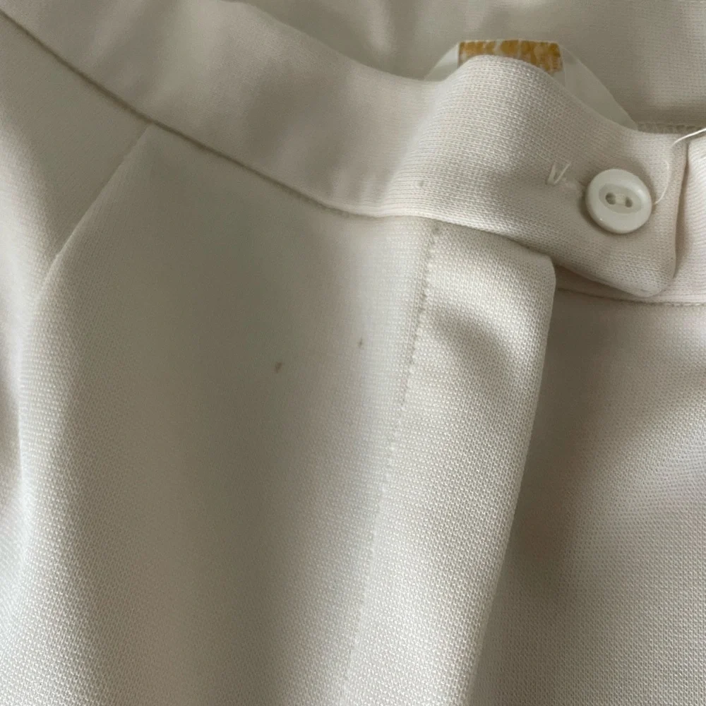 Cream Women's Wide Leg Pants - Picture 4 of 7